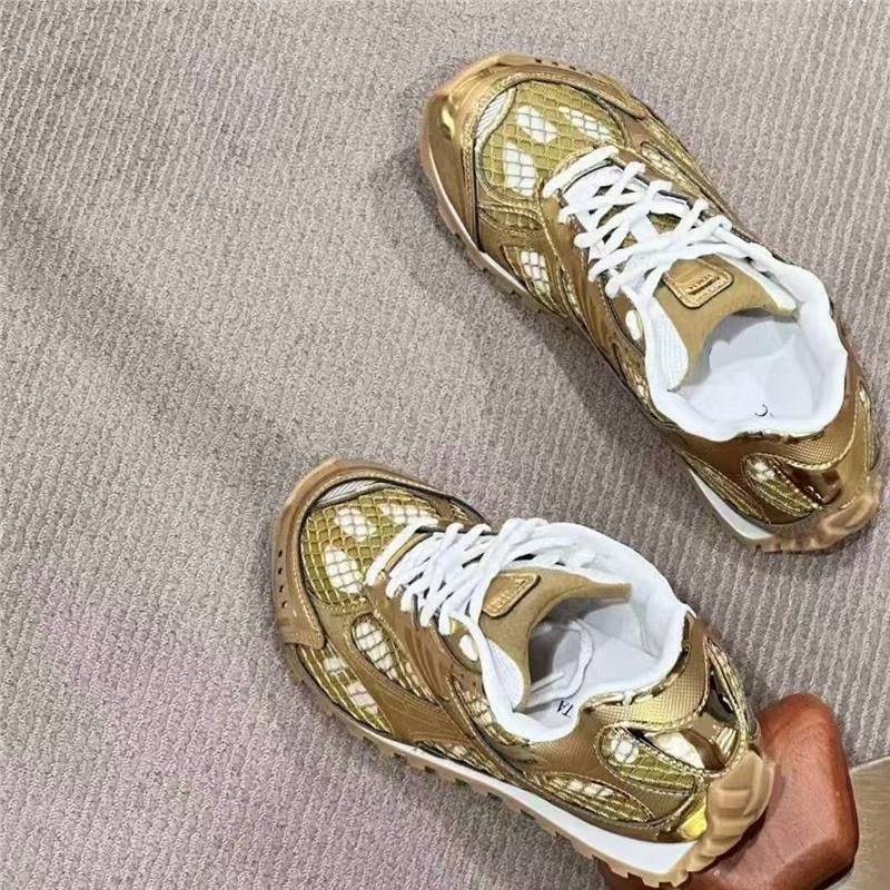 Celebrity style cowhide splicing mesh fashionable versatile sports shoes for couples casual shoes running shoes for men and women Celebrity style cowhide splicing mesh fashionable versatile sports shoes for couples casual shoes running shoes for men and women