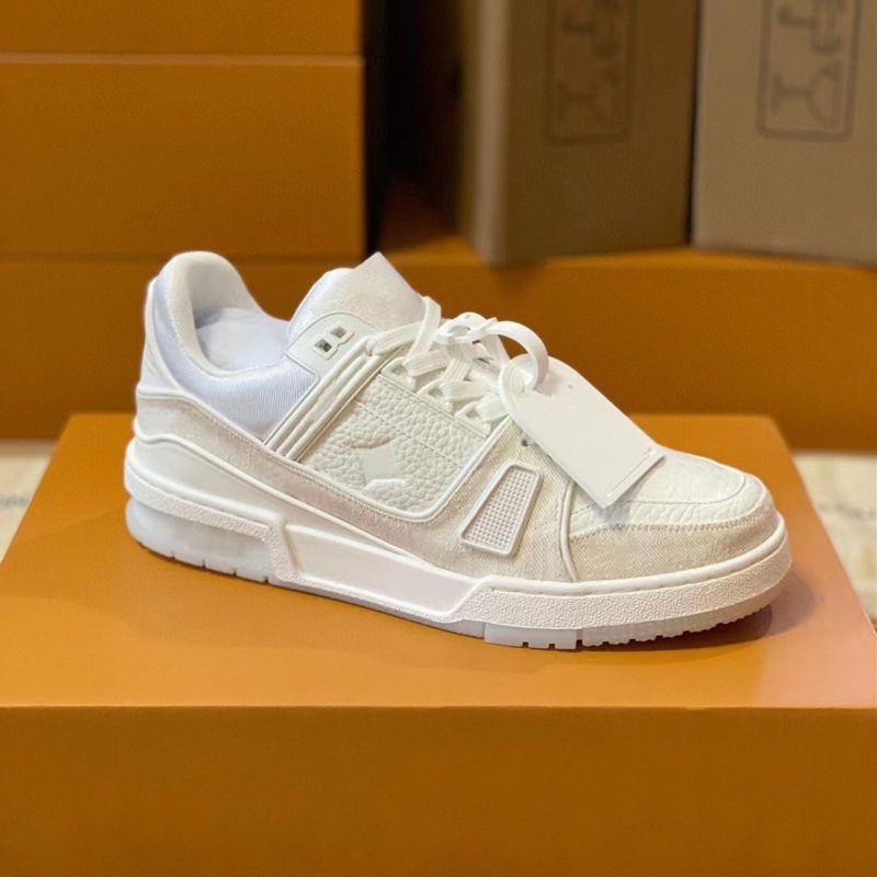 Version: Lvjia Trainer White Cement White Shoes Female Black and White Panda Couple Shoes Casual Sports Board Shoes Version: Lvjia Trainer White Cement White Shoes Female Black and White Panda Couple Shoes Casual Sports Board Shoes