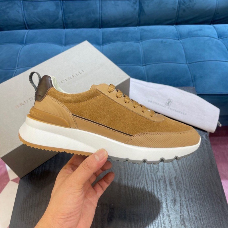 BC new Brunello frosted cowhide suede sports shoes Le Fu shoes men's casual leather shoes luxury trend BC new Brunello frosted cowhide suede sports shoes Le Fu shoes men's casual leather shoes luxury trend