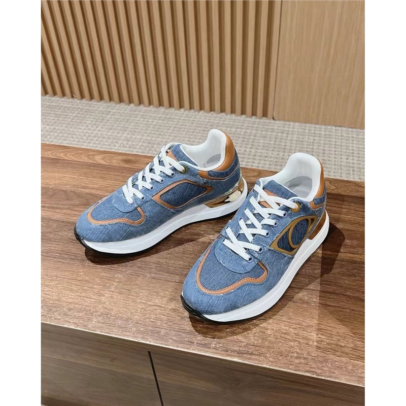 New women's breathable mesh casual sports shoes with lace up thick sole, versatile dad shoes, color blocked women's shoes New women's breathable mesh casual sports shoes with lace up thick sole, versatile dad shoes, color blocked women's shoes