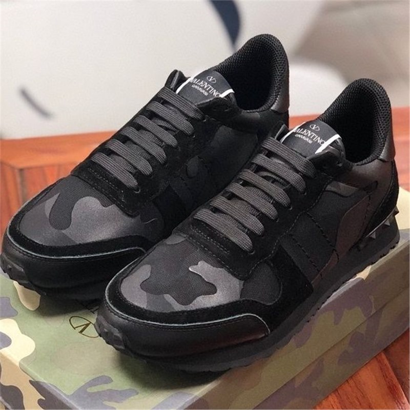 High end sports camouflage trendy casual versatile willow nail men's shoes explosive splicing shock-absorbing wasteland trend shoes