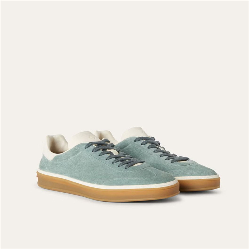 New genuine leather 2024 retro German training suede versatile flat casual men's shoes breathable board shoes white shoes New genuine leather 2024 retro German training suede versatile flat casual men's shoes breathable board shoes white shoes