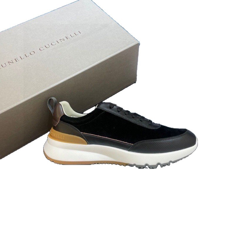BC new Brunello frosted cowhide suede sports shoes Le Fu shoes men's casual leather shoes luxury trend BC new Brunello frosted cowhide suede sports shoes Le Fu shoes men's casual leather shoes luxury trend