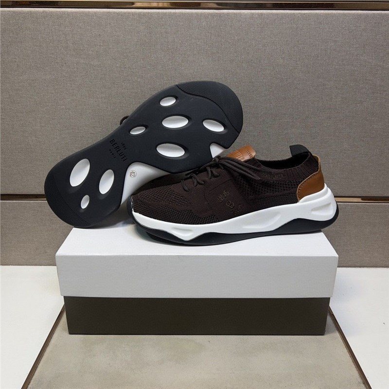 European Station Blue Home Men's Flyknit Fabric Breathable Casual Shoes Sports Shoes Versatile Soft Bottom British Style Running Men European Station Blue Home Men's Flyknit Fabric Breathable Casual Shoes Sports Shoes Versatile Soft Bottom British Style Running Men