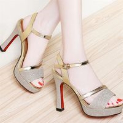 Sandals for women, 2023 new summer style, slim heel, versatile, non tiring, waterproof platform, fashionable high heels Sandals for women, 2023 new summer style, slim heel, versatile, non tiring, waterproof platform, fashionable high heels