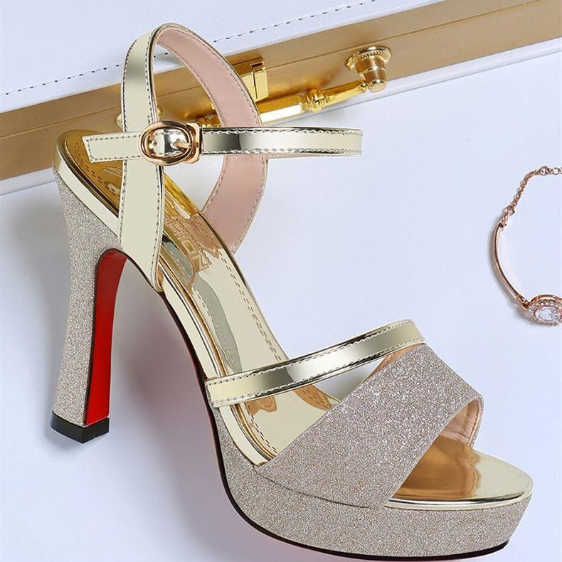 Sandals for women, 2023 new summer style, slim heel, versatile, non tiring, waterproof platform, fashionable high heels Sandals for women, 2023 new summer style, slim heel, versatile, non tiring, waterproof platform, fashionable high heels