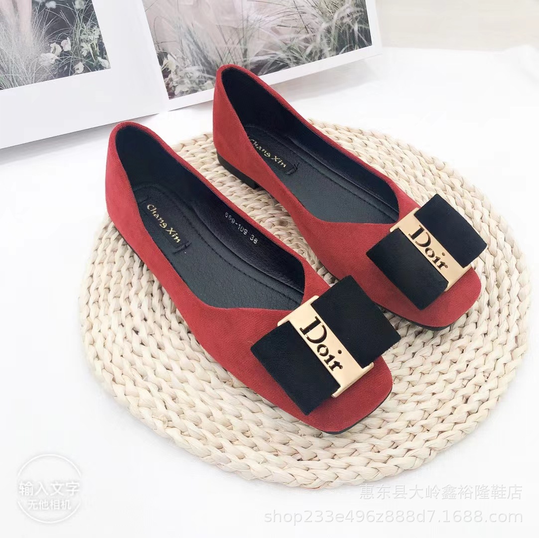2022 Spring New Square Head Flat Bottom Bag Shoes, Shallow Mouth Casual Fairy Step Shoes for Women 2022 Spring New Square Head Flat Bottom Bag Shoes, Shallow Mouth Casual Fairy Step Shoes for Women