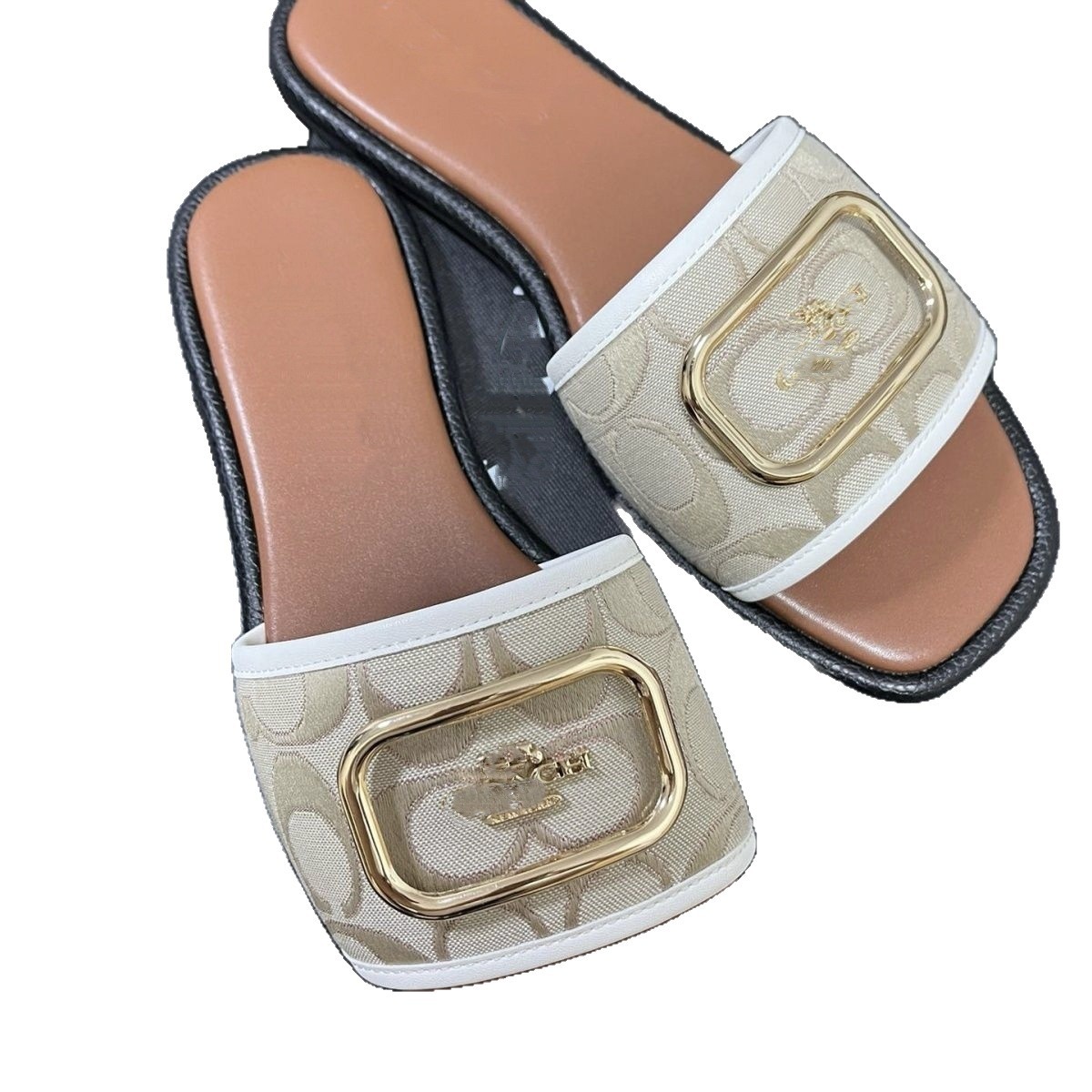 C family slippers for women's outdoor wear, 2025 summer new style, girlish heart, fashionable and versatile, flat bottomed soft fairy, cool slippers, beach trend, i C family slippers for women's outdoor wear, 2025 summer new style, girlish heart, fashionable and versatile, flat bottomed soft fairy, cool slippers, beach trend, i