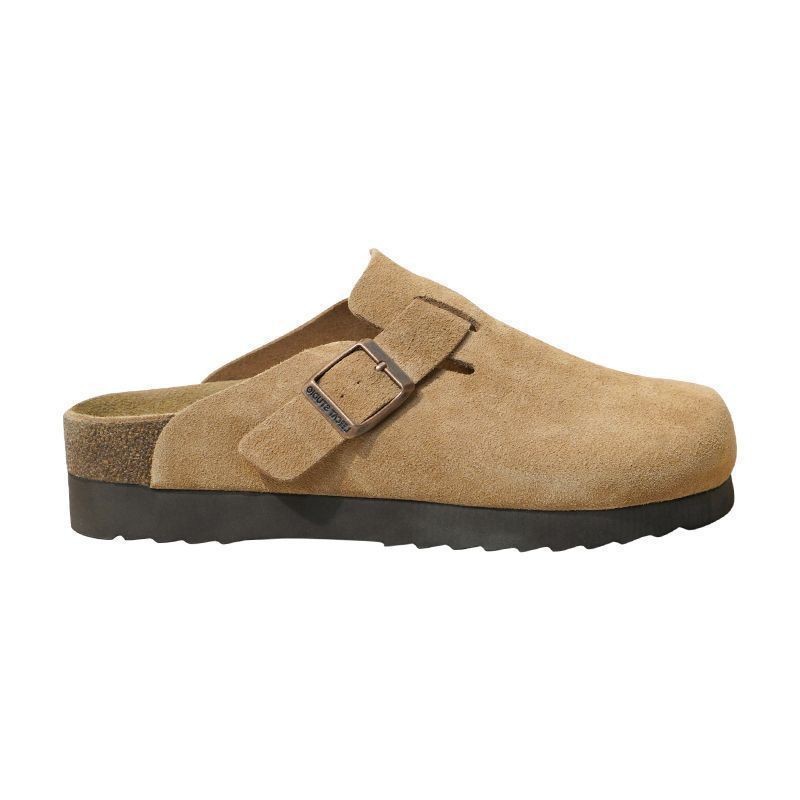 British Boken Shoes Women's 2024 New Spring and Autumn Thick Bottom Boken Baotou Half Slippers for Wearing Outside, One Step Lazy Shoes British Boken Shoes Women's 2024 New Spring and Autumn Thick Bottom Boken Baotou Half Slippers for Wearing Outside, One Step Lazy Shoes