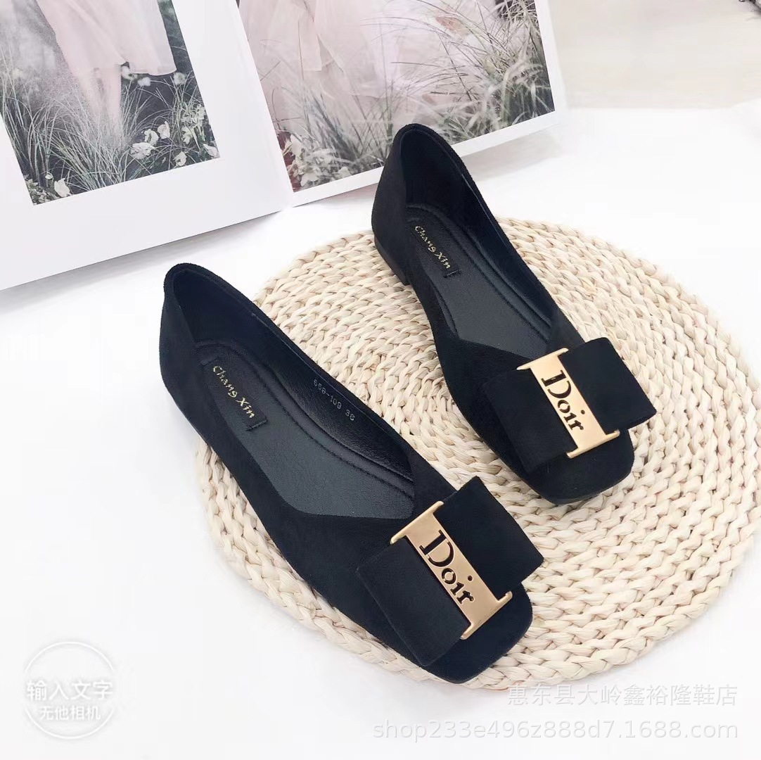 2022 Spring New Square Head Flat Bottom Bag Shoes, Shallow Mouth Casual Fairy Step Shoes for Women 2022 Spring New Square Head Flat Bottom Bag Shoes, Shallow Mouth Casual Fairy Step Shoes for Women