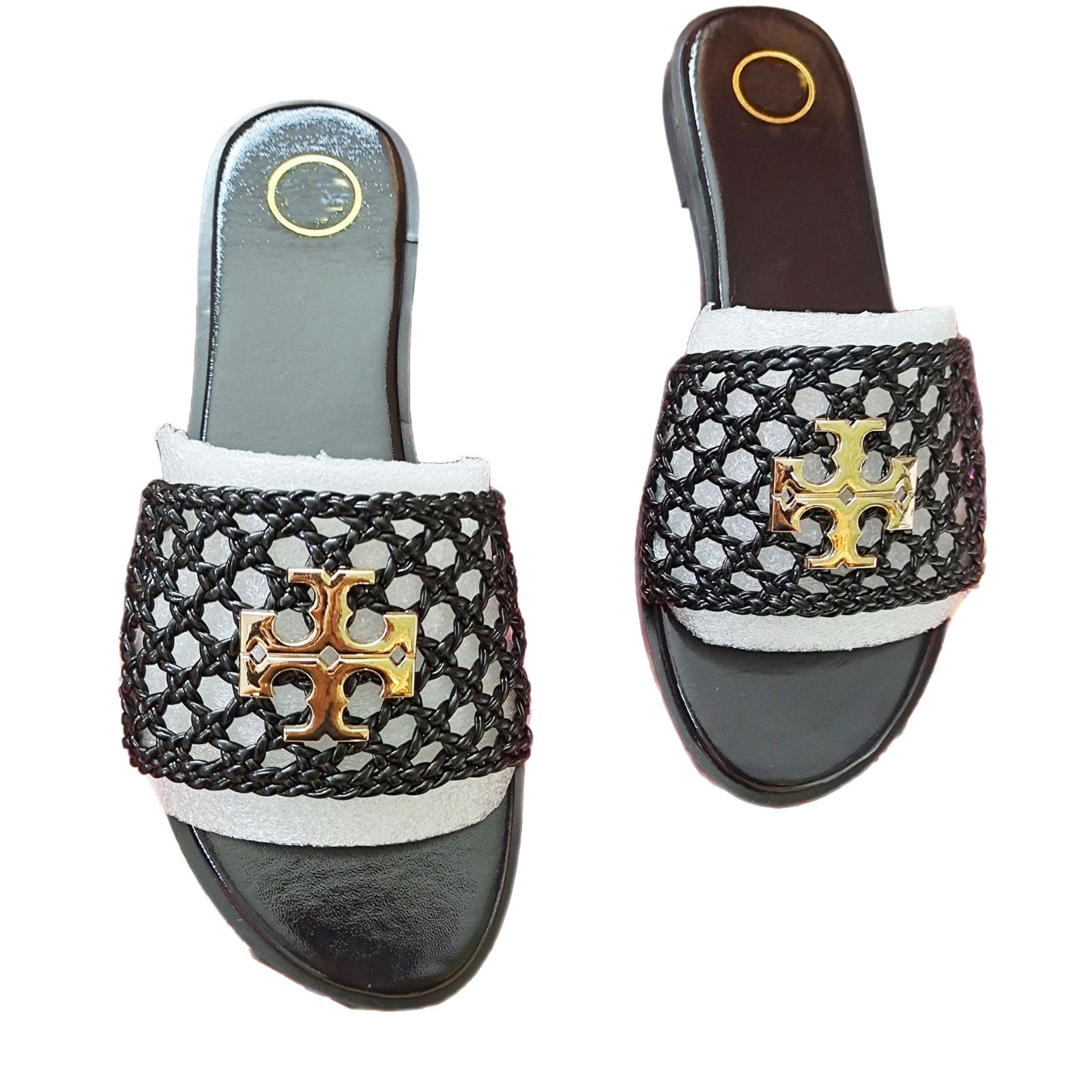 2025 Cross border Zipper Heel Slippers Summer European and American Leisure Simple Weaving Hollow Out Cool Slippers Women's Outerwear New Style 2025 Cross border Zipper Heel Slippers Summer European and American Leisure Simple Weaving Hollow Out Cool Slippers Women's Outerwear New Style