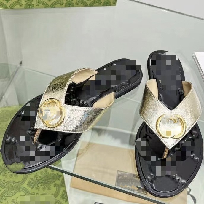 2025 new summer flip flops versatile belt buckle beach sandals for women's outdoor wear 2025 new summer flip flops versatile belt buckle beach sandals for women's outdoor wear