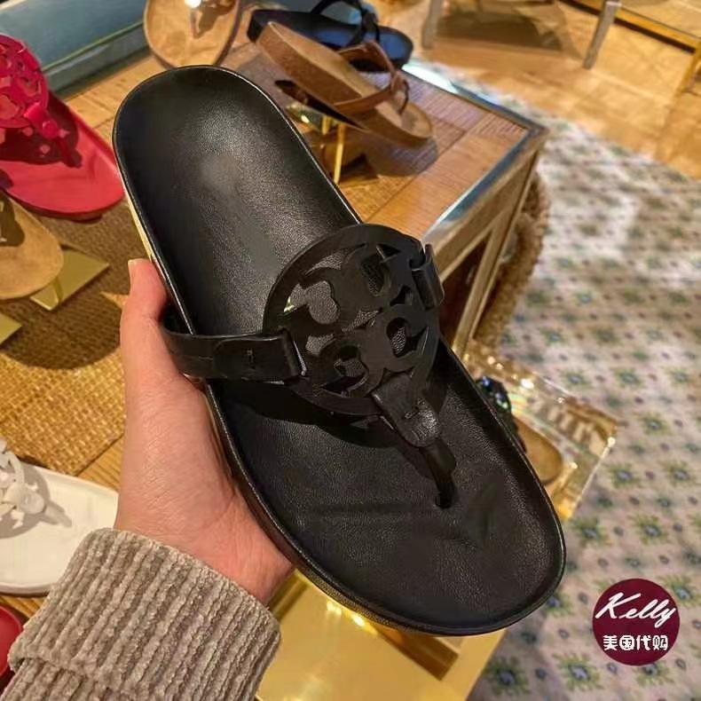 2025 summer new slippers for women, casual, flat bottomed, non slip, comfortable, clip on foot TB flip flops