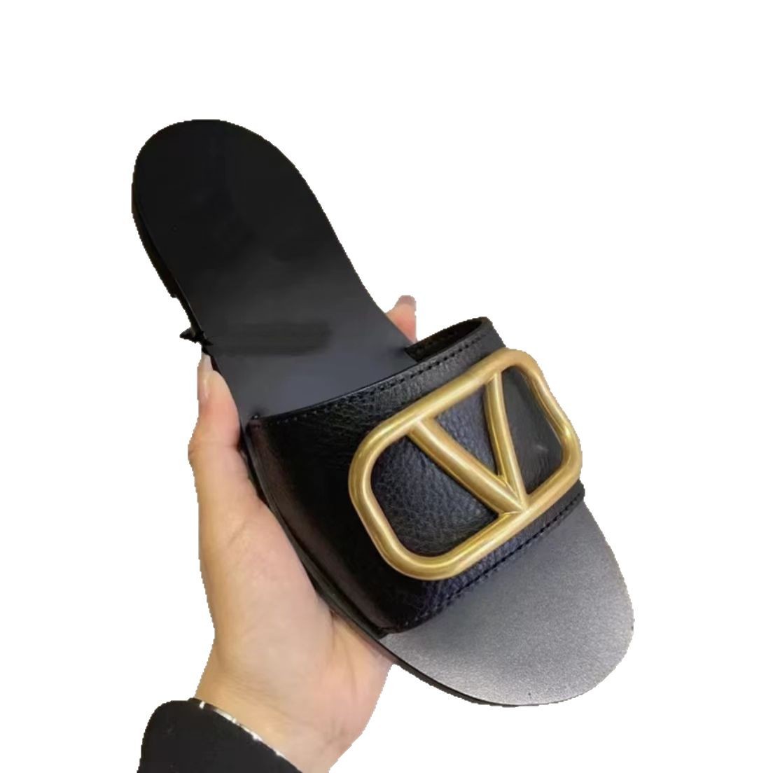 2025 New Korean Fashion Women's Slippers with One Line, Open Toe, Versatile Flat Bottom, Cool Slippers, Women's Shoes, Travel and Vacation Shoes 2025 New Korean Fashion Women's Slippers with One Line, Open Toe, Versatile Flat Bottom, Cool Slippers, Women's Shoes, Travel and Vacation Shoes