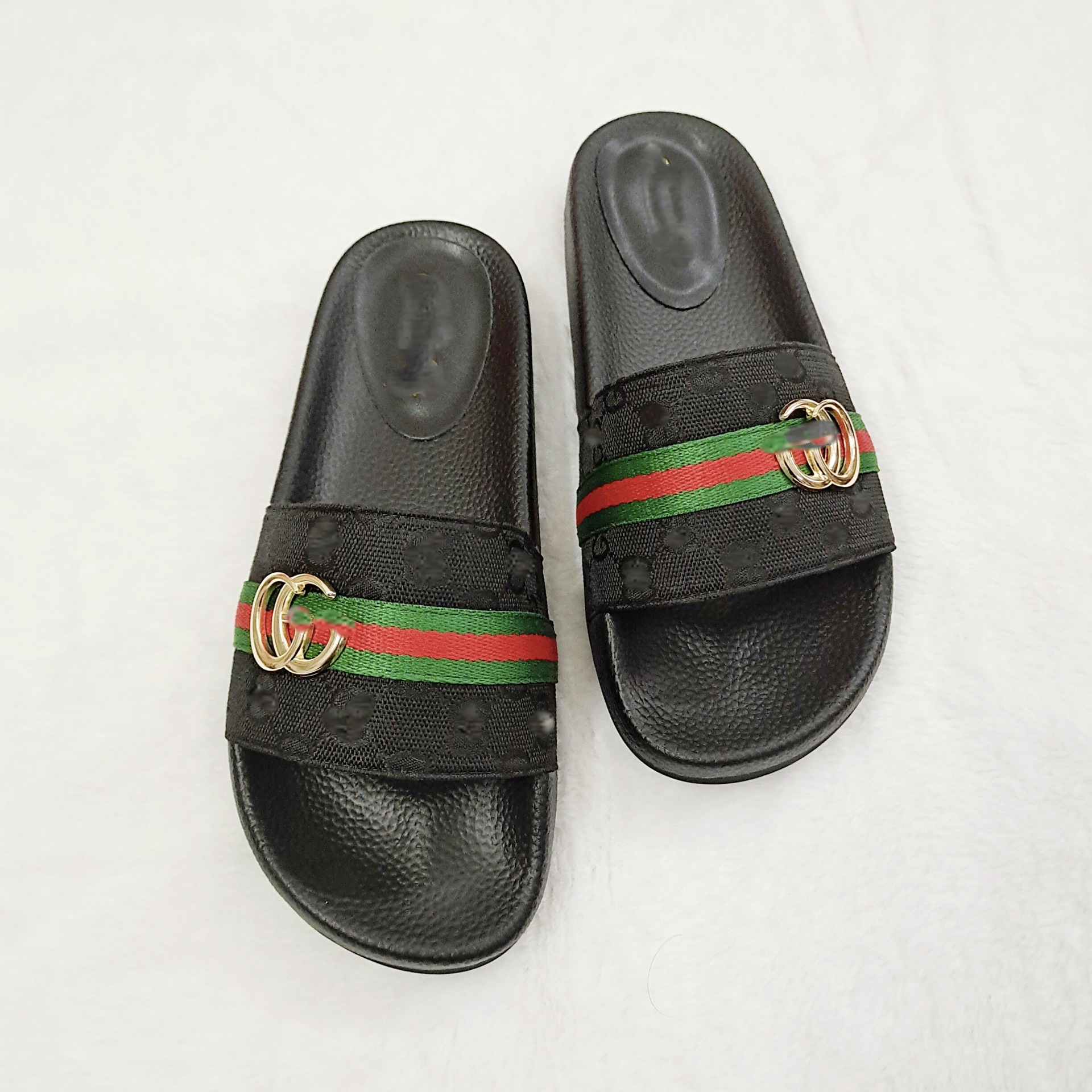 2025 new summer round headed satin European and American shoes with a straight flat bottom, versatile and comfortable slippers for casual wear