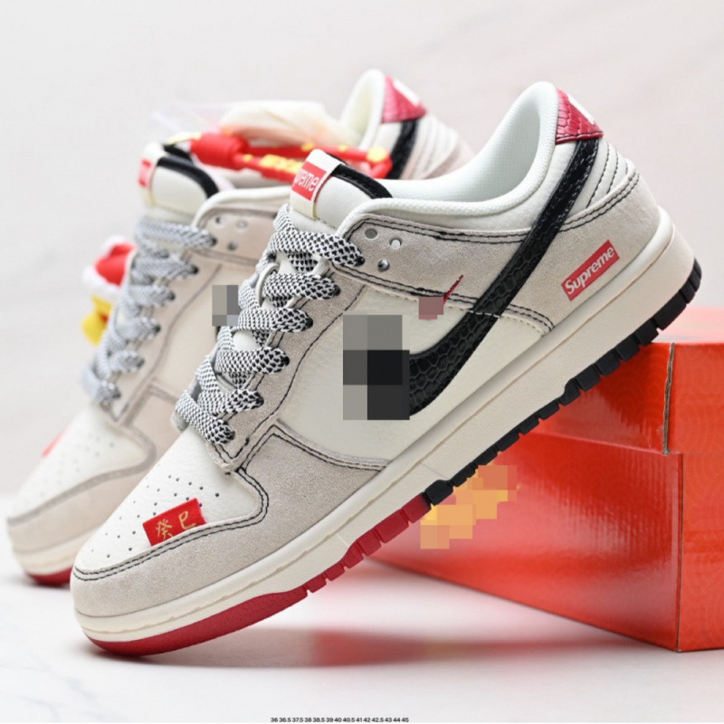 DUNK board shoes SB dunk shoes Chinese knot skateboarding men's shoes couple casual New Year trendy shoes