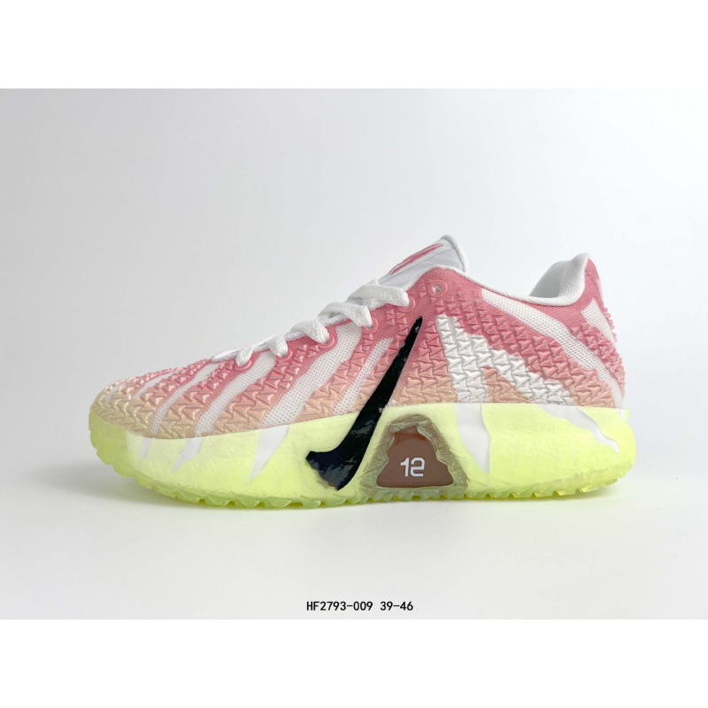 Morant 3rd generation black gold JA3 pink paired with full-length ZoomX cushioning foam basketball shoes for practical use