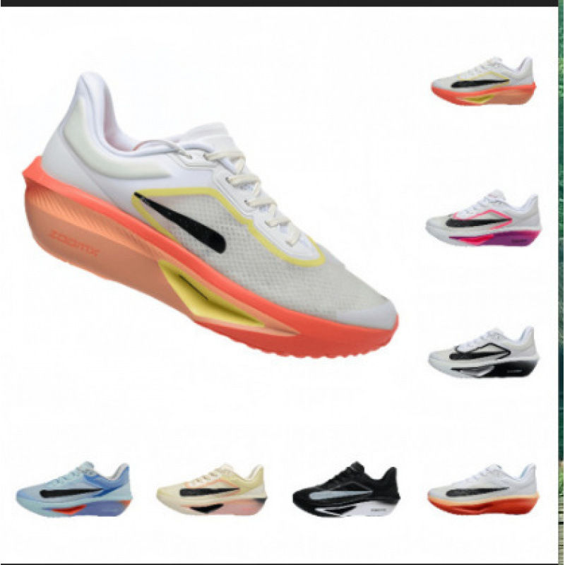 Cross border ZoomFly6 Marathon Air Cushion Shoes Lunar 6th Generation Badminton Shoes Men's and Women's Running Shoes