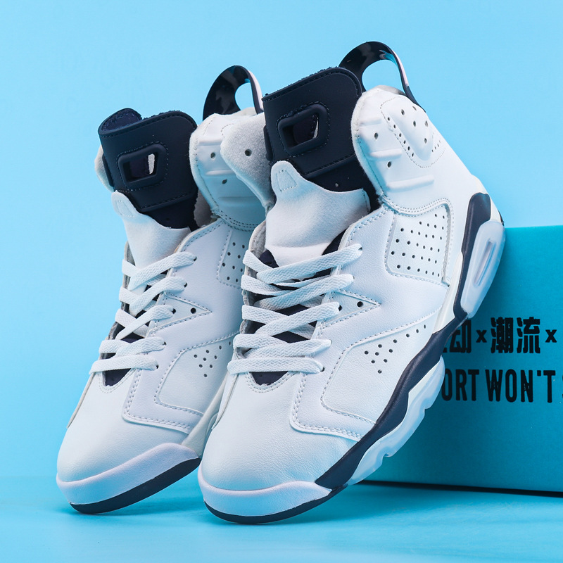 AJ6 Putian North Carolina Blue Men's and Women's Shoes, New AJ High Top Rouge Men's and Women's Basketball Shoes from Paris, Qiao 6 AJ6 Putian North Carolina Blue Men's and Women's Shoes, New AJ High Top Rouge Men's and Women's Basketball Shoes from Paris, Qiao 6