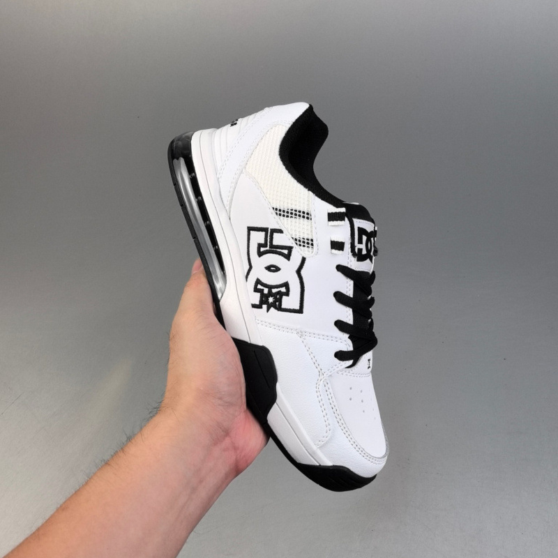 DC Shoes Board Shoes Men's Cowhide Leather Versatile Casual Sports Shoes Air Cushion European and American Large Commuting Trendy Shoes