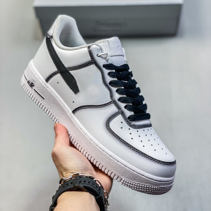 High quality Air Force AF1 board shoes retro low top thick sole height increasing skateboard shoes for men and women college style casual sports shoes High quality Air Force AF1 board shoes retro low top thick sole height increasing skateboard shoes for men and women college style casual sports shoes