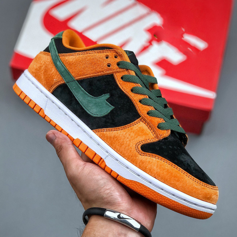 Pure original Du co branded Yuto2.0 green feather retro low top casual sports skateboard shoes for couples Pure original Du co branded Yuto2.0 green feather retro low top casual sports skateboard shoes for couples