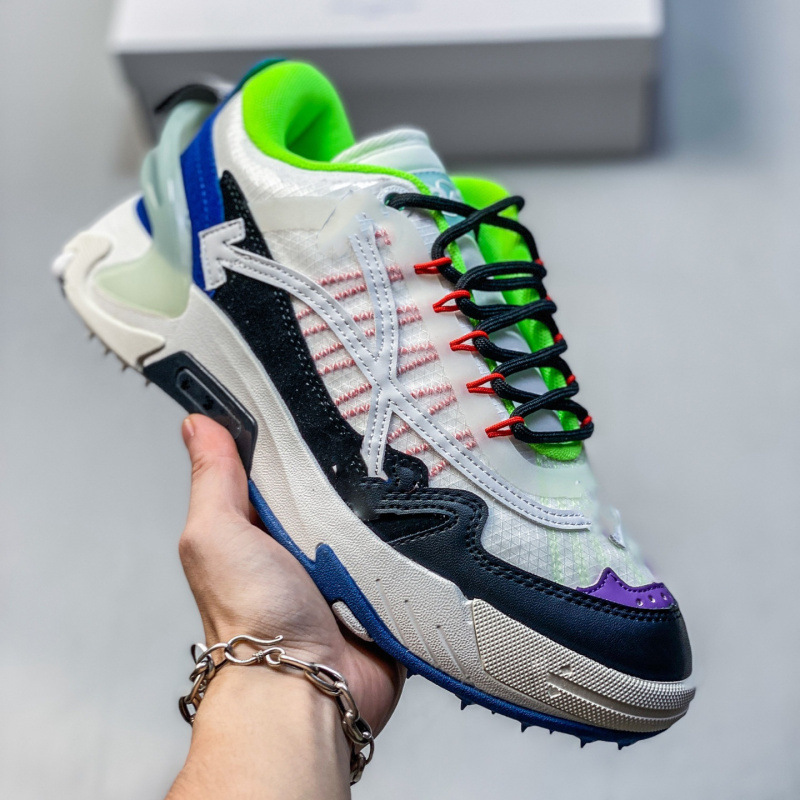 Pure Original OW Arrow Dad Shoe Machine Can Thick Bottom Color blocked Breathable Mesh Sports Shoes Casual Lightweight Men's and Women's Running Shoes Pure Original OW Arrow Dad Shoe Machine Can Thick Bottom Color blocked Breathable Mesh Sports Shoes Casual Lightweight Men's and Women's Running Shoes