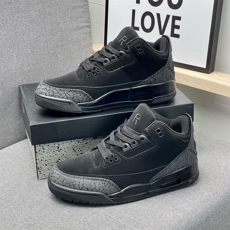 Putian practical basketball shoes, white orange Lakers AJ3 men's shoes, high top wear-resistant sports shoes for men and women, couple board shoes AJ4