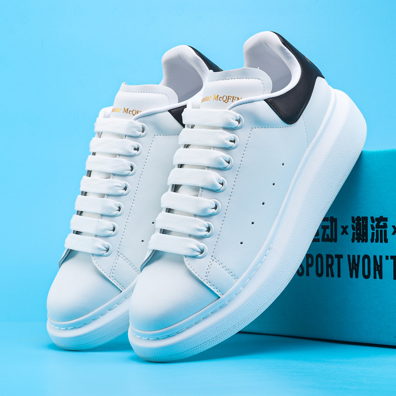 Peter McQueen Head Layer Genuine Sheepskin Inner White Shoes Women's Sponge Cake Thick Bottom Genuine Leather Couple Casual Couple MQ Board Shoes Peter McQueen Head Layer Genuine Sheepskin Inner White Shoes Women's Sponge Cake Thick Bottom Genuine Leather Couple Casual Couple MQ Board Shoes