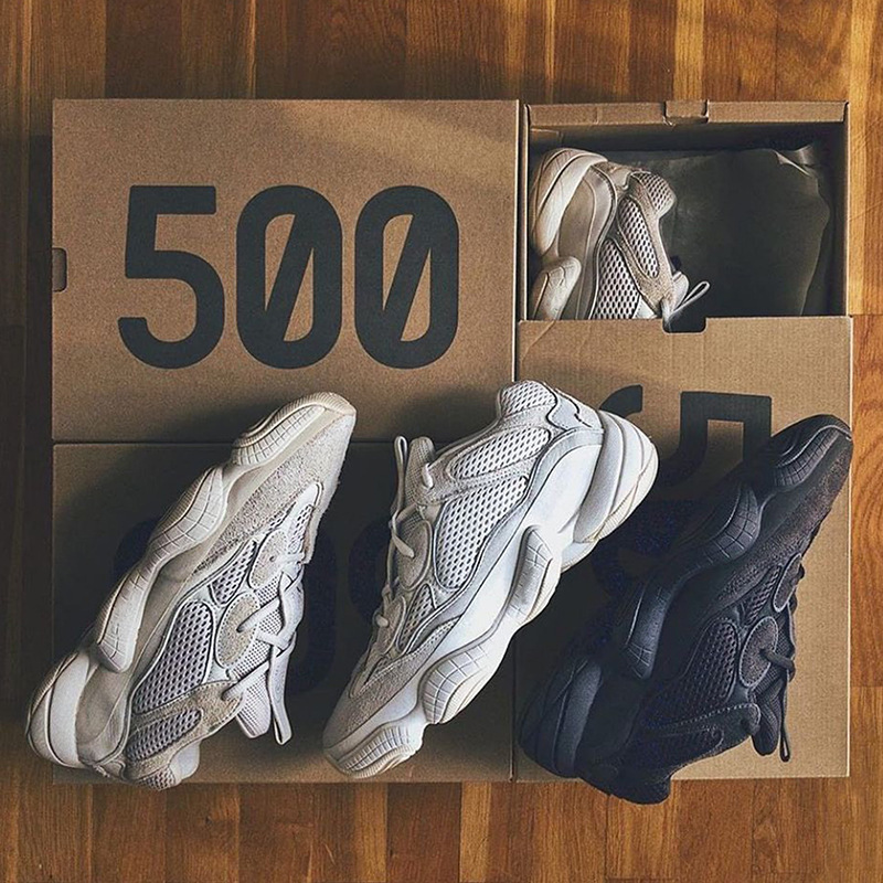 Coconut Love Coconut Sports Shoes Men's 500 Black Warrior Earth Grey Bone White Sea Salt Women's Shoes Dad Shoes Running Shoes