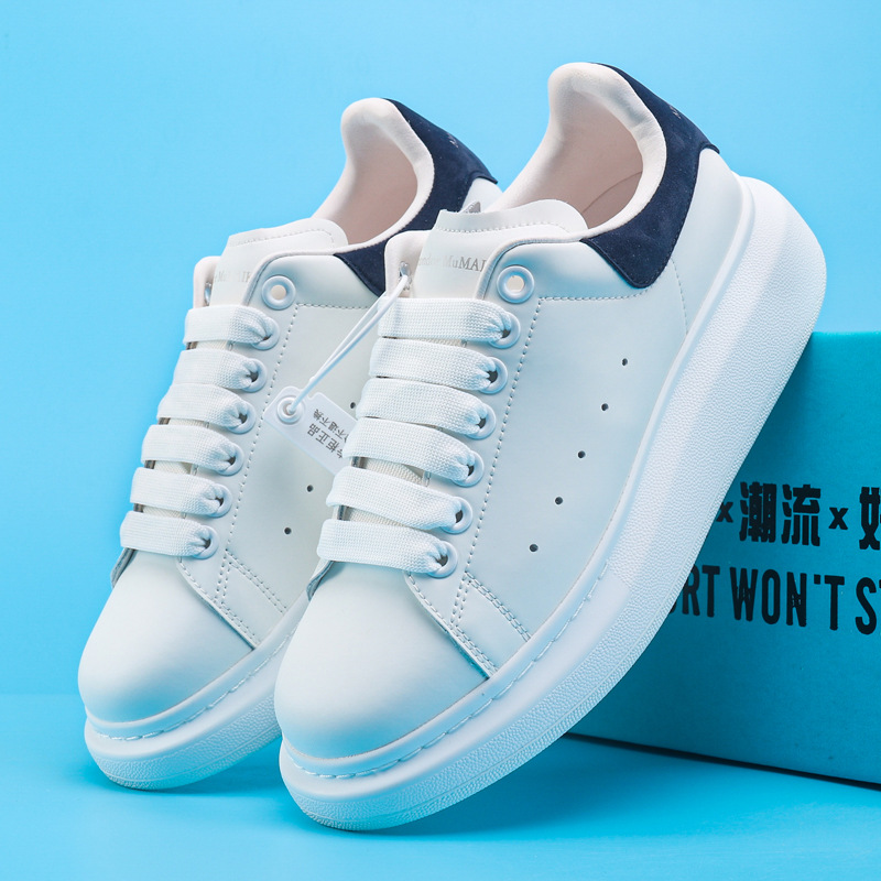 Peter McQueen Head Layer Genuine Sheepskin Inner White Shoes Women's Sponge Cake Thick Bottom Genuine Leather Couple Casual Couple MQ Board Shoes Peter McQueen Head Layer Genuine Sheepskin Inner White Shoes Women's Sponge Cake Thick Bottom Genuine Leather Couple Casual Couple MQ Board Shoes