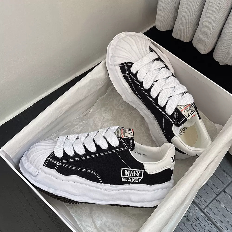 Summer MMY Putian Shoes Sanyuan Kangyu Dissolved Shoes Shell Head Canvas Shoes Women's Board Shoes White Shoes Men's Shoes