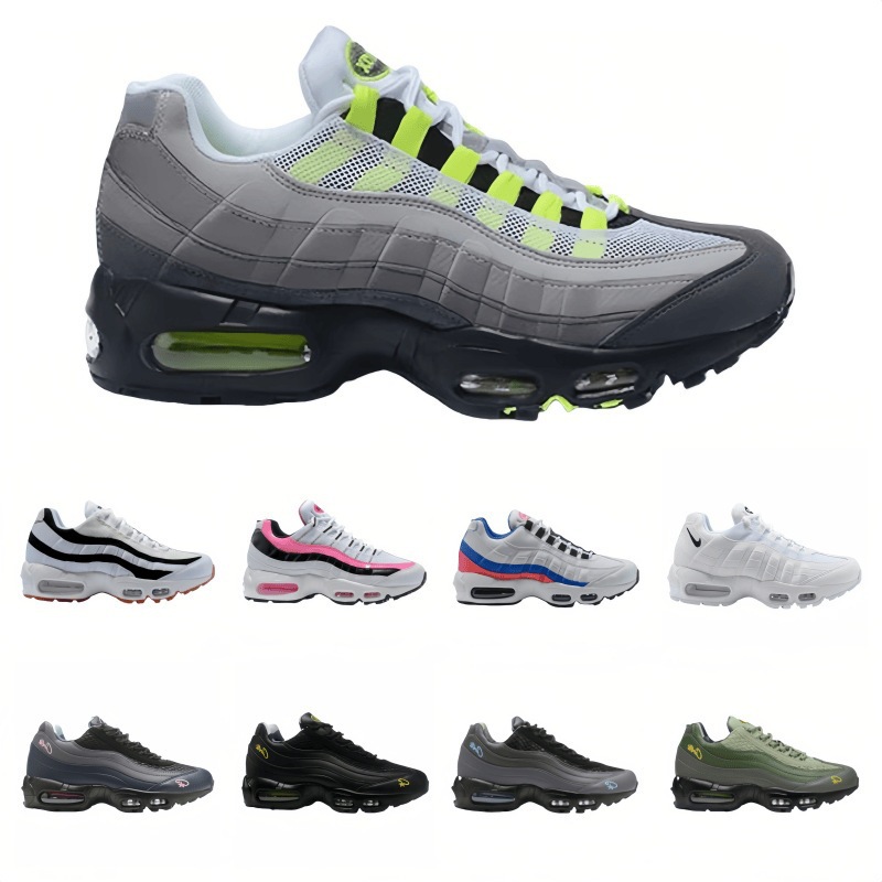 Max 95 air cushioned shoes for men, shock-absorbing and height increasing sports shoes, versatile casual and brisk walking shoes for women, factory direct sales Max 95 air cushioned shoes for men, shock-absorbing and height increasing sports shoes, versatile casual and brisk walking shoes for women, factory direct sales