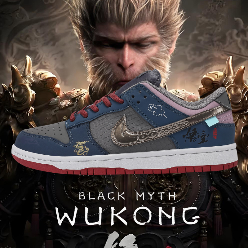 Durable official Dunk collaborates with Black Myth Wukong, auspicious clouds, dragon pattern low top board shoes, Qitian Great Saint sneakers, Putian shoes Durable official Dunk collaborates with Black Myth Wukong, auspicious clouds, dragon pattern low top board shoes, Qitian Great Saint sneakers, Putian shoes