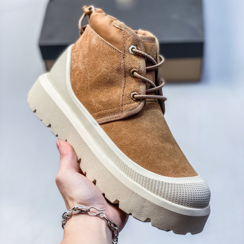 Pure original Ug suede snow boots with thick soles for increased winter warmth, cotton shoes for couples, anti slip casual shoes, versatile sports shoes Pure original Ug suede snow boots with thick soles for increased winter warmth, cotton shoes for couples, anti slip casual shoes, versatile sports shoes
