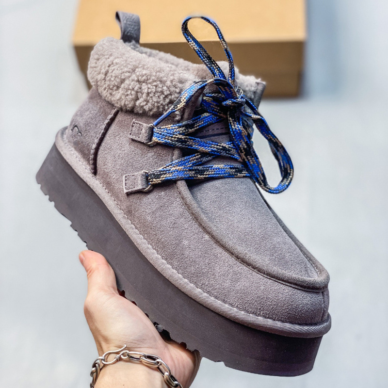 Pure original Ug suede snow boots with thick soles for increased winter warmth, cotton shoes for couples, anti slip casual shoes, versatile sports shoes Pure original Ug suede snow boots with thick soles for increased winter warmth, cotton shoes for couples, anti slip casual shoes, versatile sports shoes