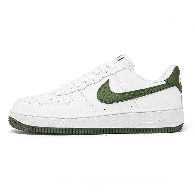 Nai Guan Putian Factory AJ Men's Shoes Low Top Oil Green Air Force No.1 Sports Board Shoes AF1 White Shoes Women Nai Guan Putian Factory AJ Men's Shoes Low Top Oil Green Air Force No.1 Sports Board Shoes AF1 White Shoes Women