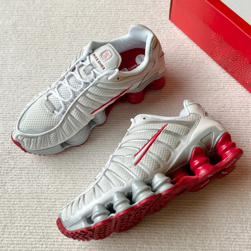 Cross border Shox TL sports shoes cylindrical air cushion breathable mesh men's shoes shock-absorbing low cut casual sports running shoes