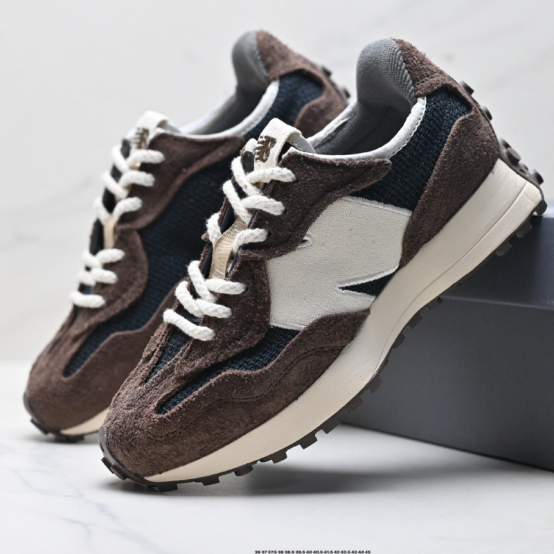 Pure original NB327 retro running shoes men's shoes Yuanzu gray women's shoes low top casual campus couple sports