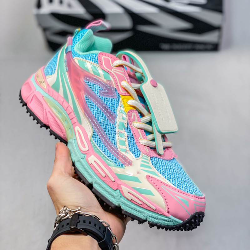 Pure Original OW Arrow Dad Shoe Machine Can Thick Bottom Color blocked Breathable Mesh Sports Shoes Casual Lightweight Men's and Women's Running Shoes Pure Original OW Arrow Dad Shoe Machine Can Thick Bottom Color blocked Breathable Mesh Sports Shoes Casual Lightweight Men's and Women's Running Shoes