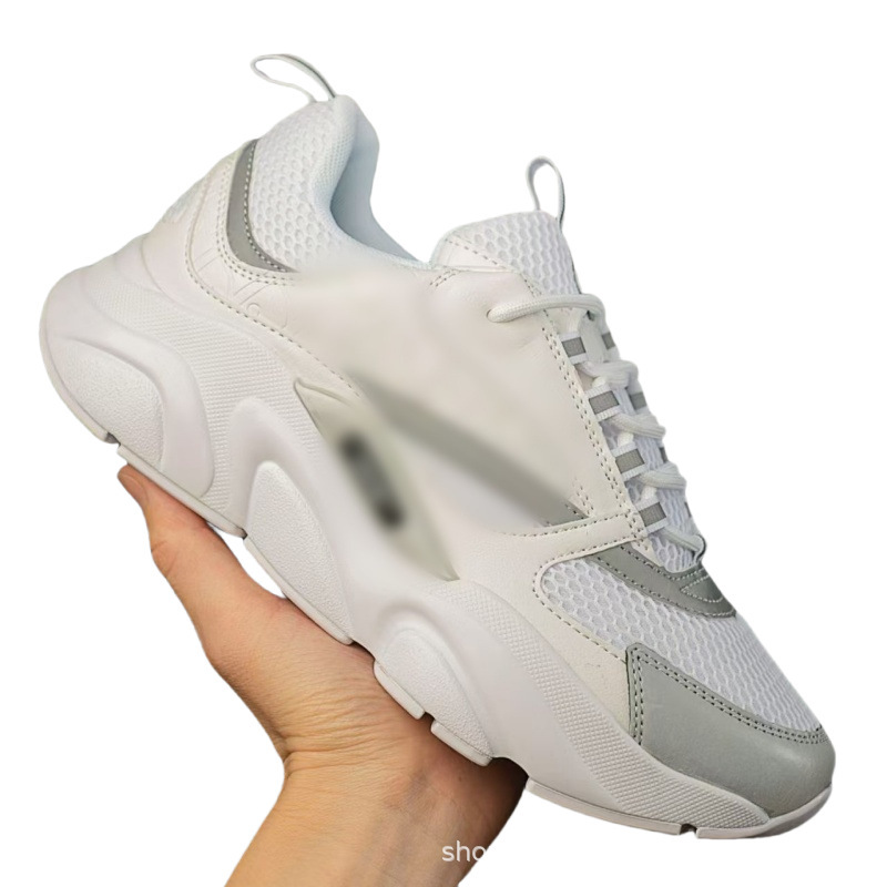 New B22 casual sports shoes for couples, versatile fashion board shoes, trendy height increasing outdoor breathable mesh dad shoes