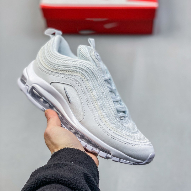 Running shoes, full-length air cushion running shoes, retro bullet head men's and women's casual thick soled sports shoes