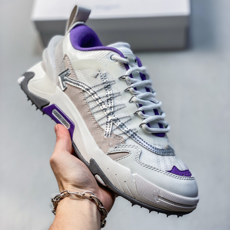 Pure Original OW Arrow Dad Shoe Machine Can Thick Bottom Color blocked Breathable Mesh Sports Shoes Casual Lightweight Men's and Women's Running Shoes Pure Original OW Arrow Dad Shoe Machine Can Thick Bottom Color blocked Breathable Mesh Sports Shoes Casual Lightweight Men's and Women's Running Shoes