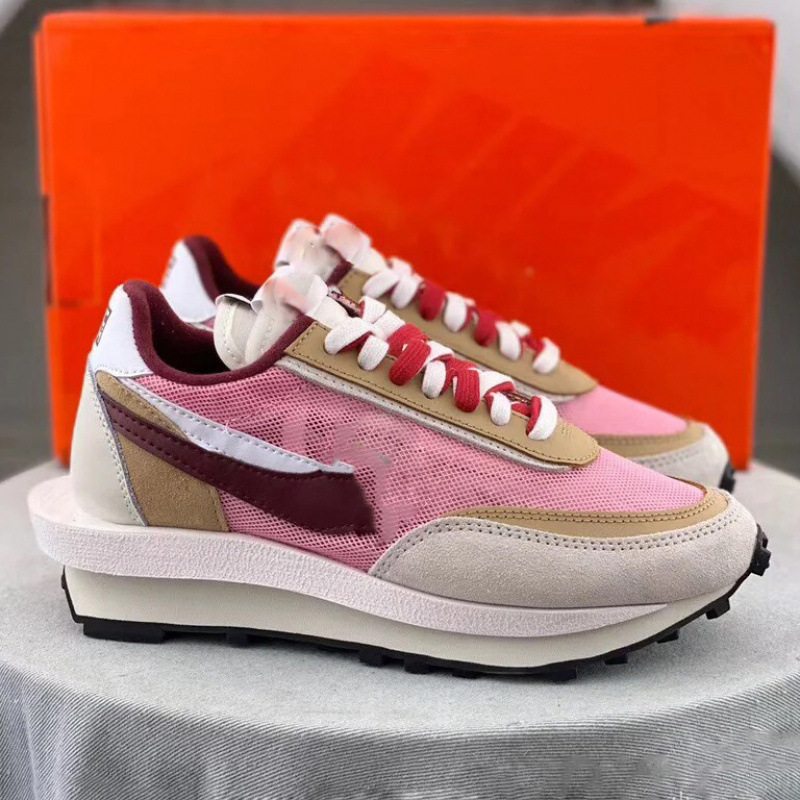 Pure original Sacal waffle running shoes, low cut height increasing fashionable casual shoes, couple sports shoes, lightweight commuting shoes