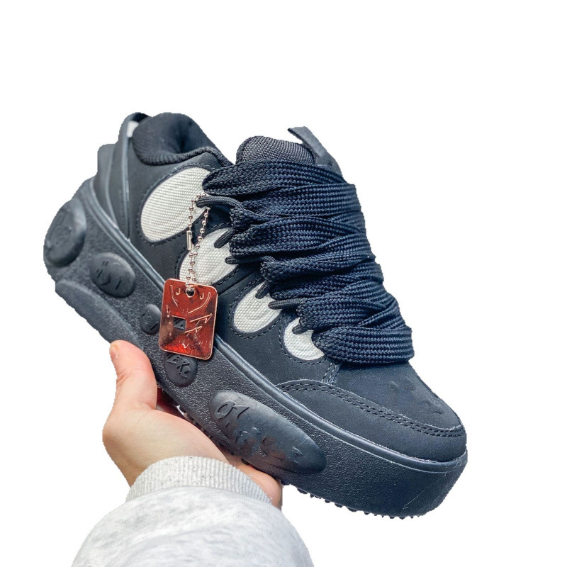 Pure original PMxLa Ball casual sneakers for couples, bread shoes, suede thick sole, height increasing men's and women's sports board shoes Pure original PMxLa Ball casual sneakers for couples, bread shoes, suede thick sole, height increasing men's and women's sports board shoes