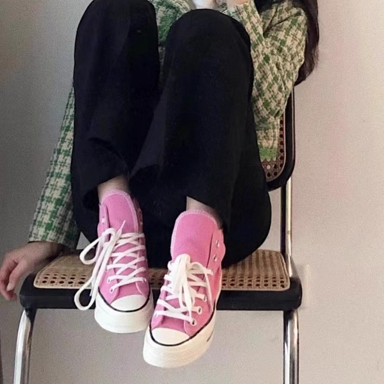 Meiqi Converse Putian Shoes 1970s Classic Couple Canvas Shoes Men's and Women's Shoes High Bang Low Bang Casual Board Shoes Meiqi Converse Putian Shoes 1970s Classic Couple Canvas Shoes Men's and Women's Shoes High Bang Low Bang Casual Board Shoes