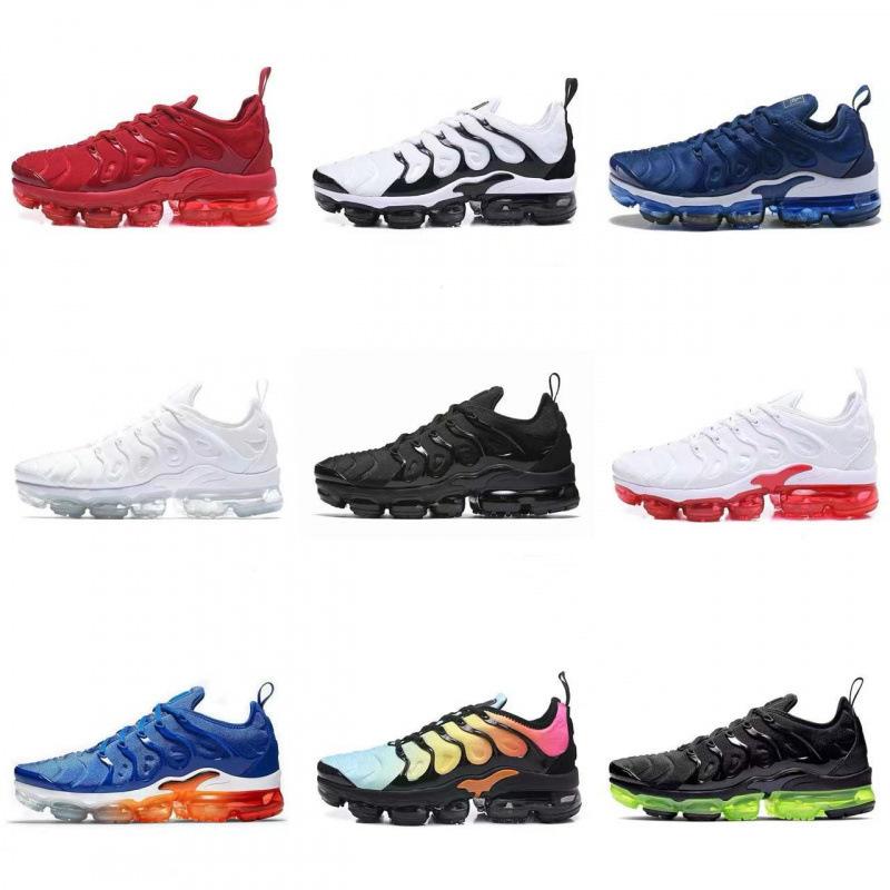 Cross border TN2 generation full-length air cushioned running shoes PLUS breathable, lightweight, wear-resistant men's and women's sports and leisure shoes