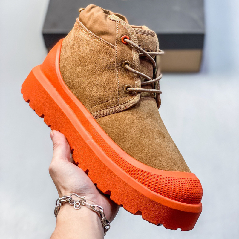 Pure original Ug suede snow boots with thick soles for increased winter warmth, cotton shoes for couples, anti slip casual shoes, versatile sports shoes Pure original Ug suede snow boots with thick soles for increased winter warmth, cotton shoes for couples, anti slip casual shoes, versatile sports shoes