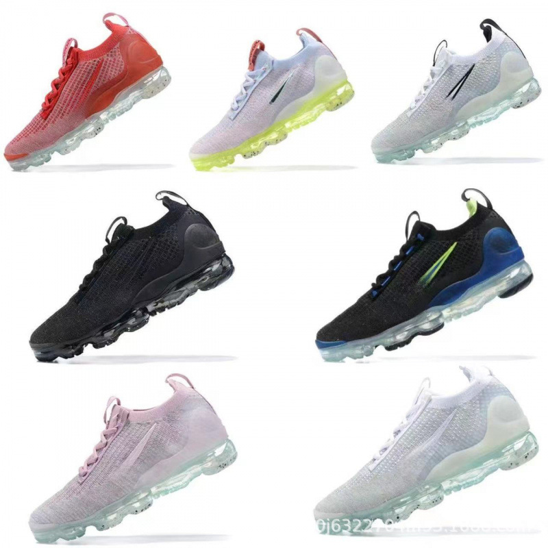 Max2021 full-length atmospheric cushion shoes for men and women with fly woven mesh, breathable and non slip, casual sports running shoes