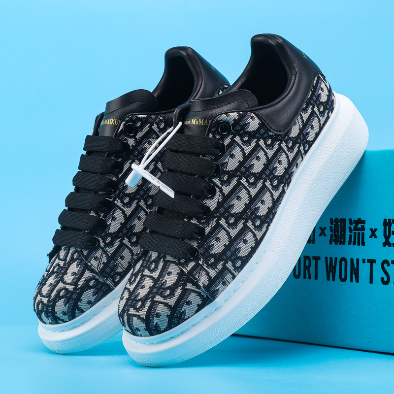 Peter McQueen Head Layer Genuine Sheepskin Inner White Shoes Women's Sponge Cake Thick Bottom Genuine Leather Couple Casual Couple MQ Board Shoes Peter McQueen Head Layer Genuine Sheepskin Inner White Shoes Women's Sponge Cake Thick Bottom Genuine Leather Couple Casual Couple MQ Board Shoes